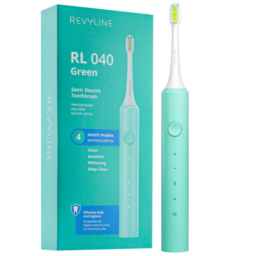 Электрическая зубная щетка Revyline RL 040 зеленая